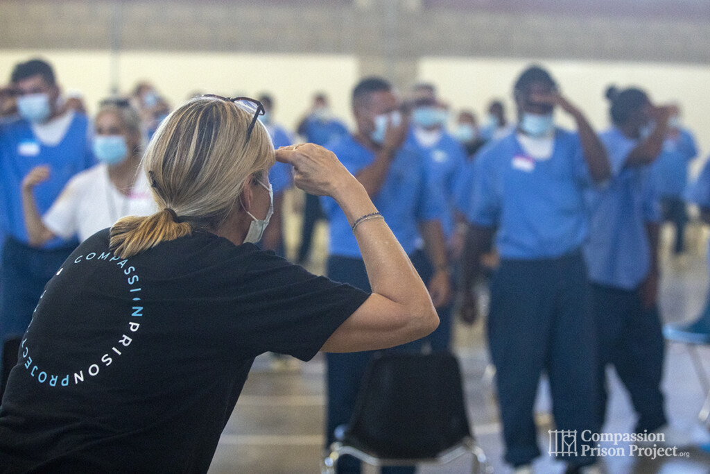 Fritzi dancing to camp songs